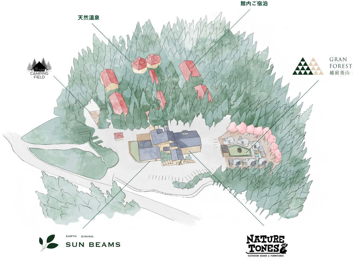 ルポの森イメージイラスト