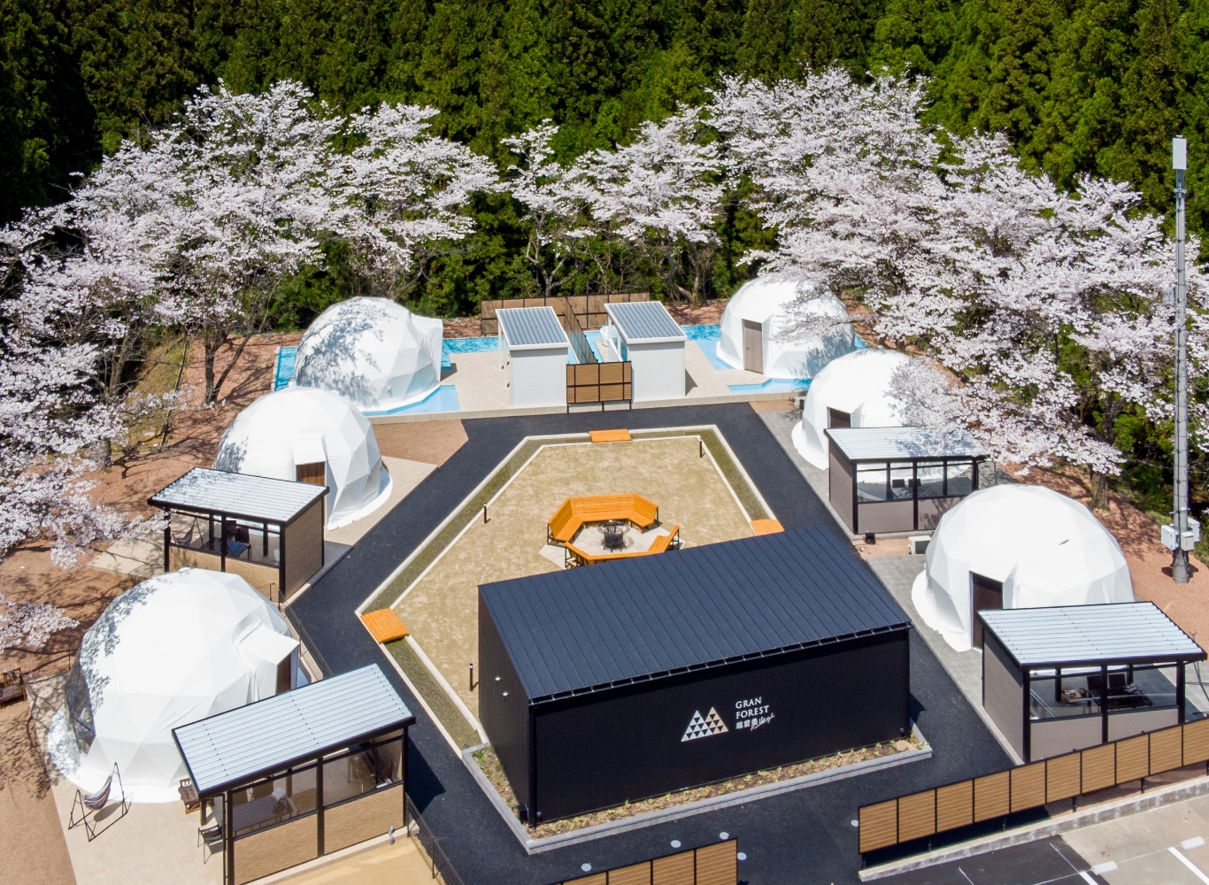 グランピングエリアのイメージ