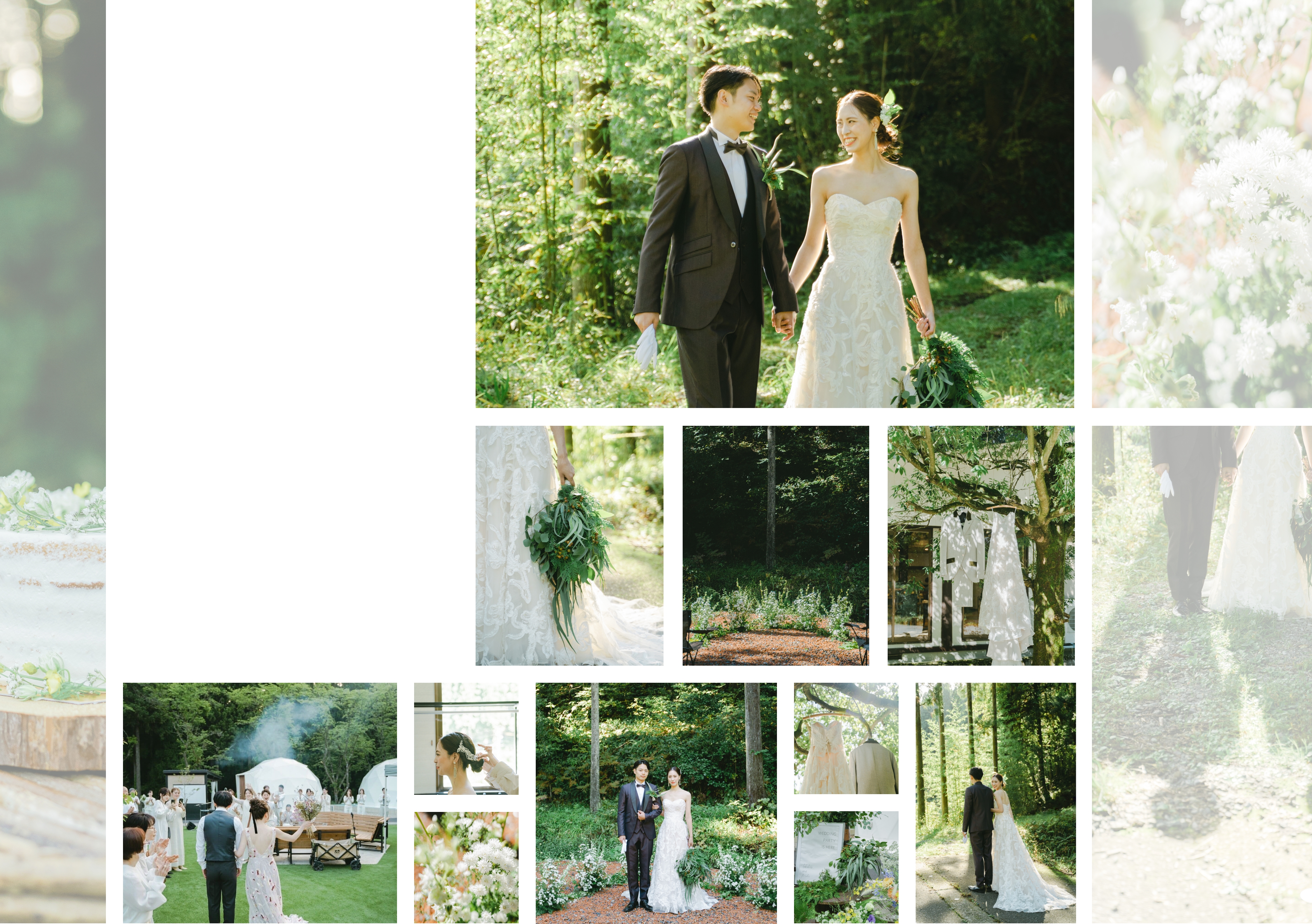 
 ルポの森でウェディング