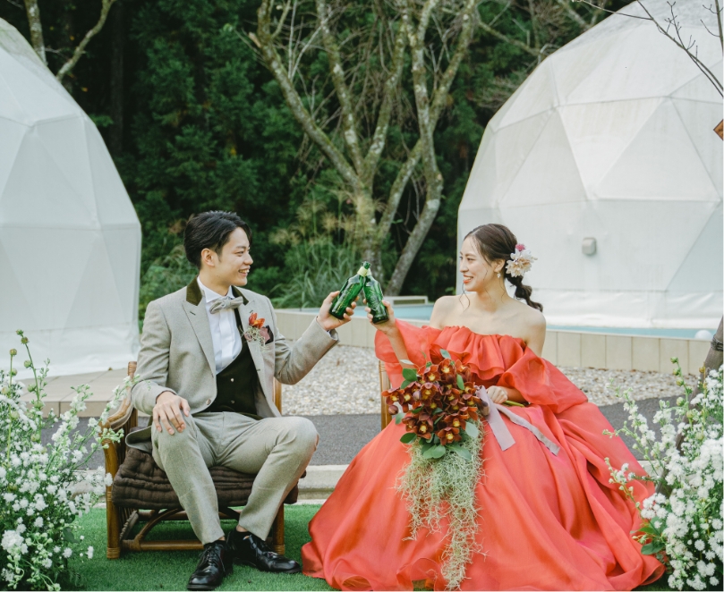 グランピングウェディングのイメージ