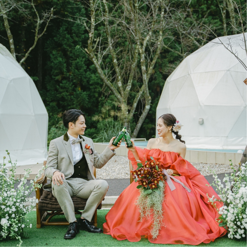 グランピングウェディングのイメージ
