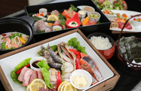 【グランピング・福井の海鮮&肉BBQ&手巻き寿司/2食】和食も洋食も堪能★オールインクルーシブ★の写真