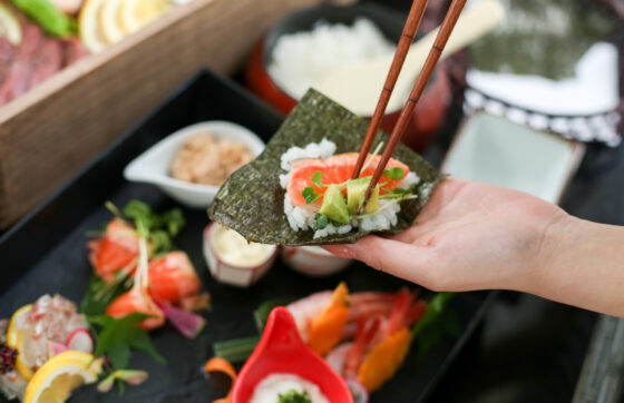 【グランピング・福井の海鮮&肉BBQ&手巻き寿司/2食】和食も洋食も堪能★オールインクルーシブ★の写真